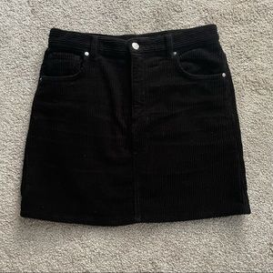 Zara TRF Corduroy Skirt